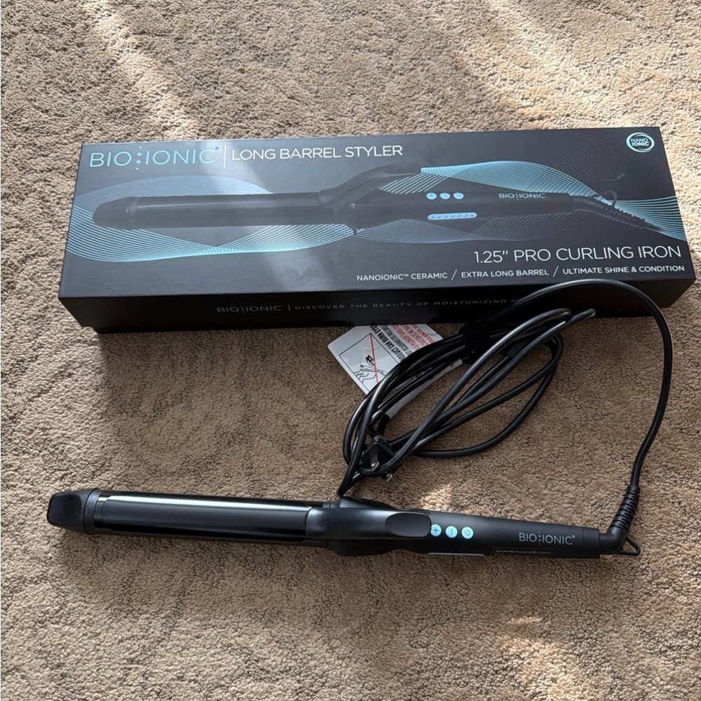 Bio Ionic Long Barrel Styler Curling Iron